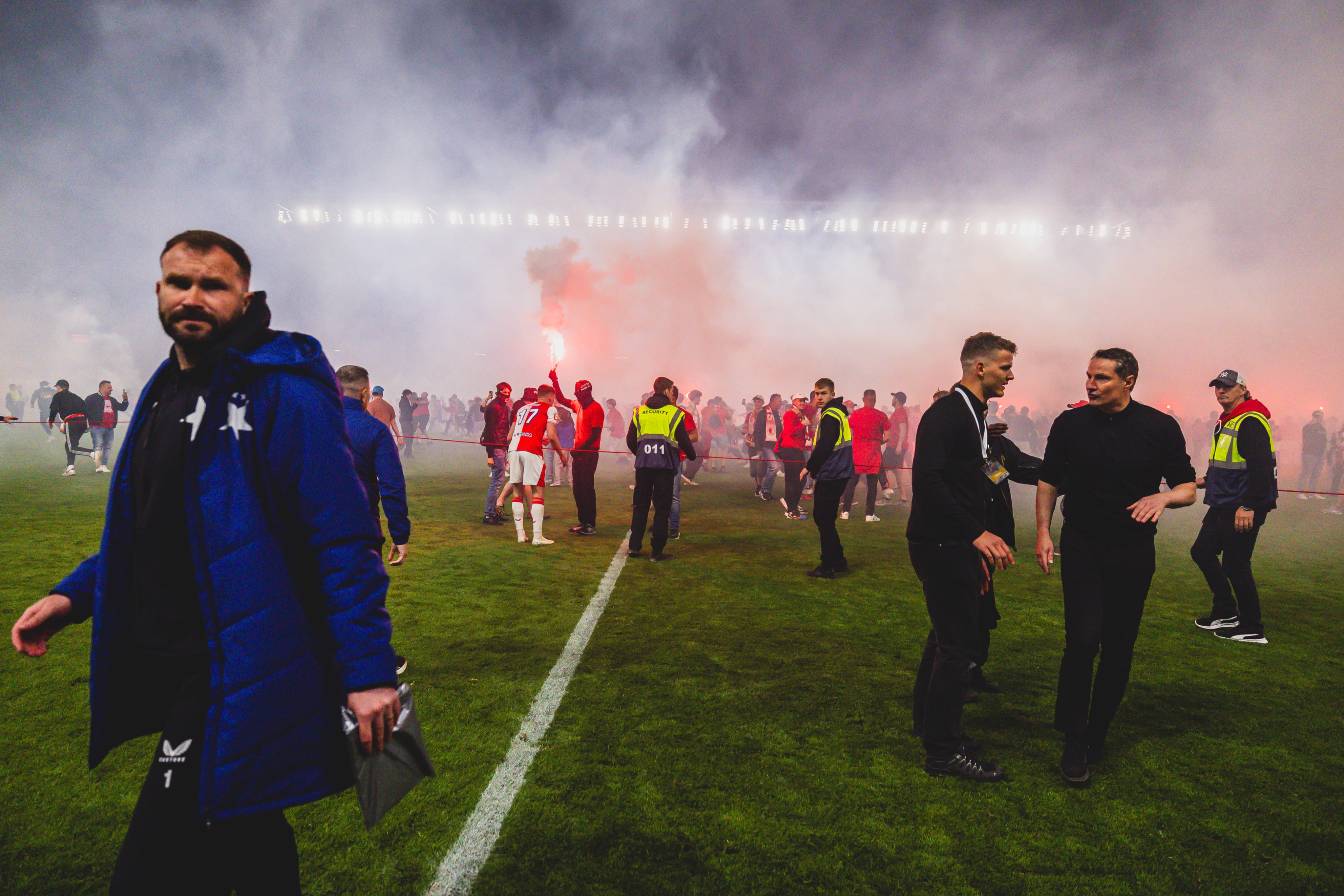 Oslavy se změnily v průšvih. Slavii po derby hrozí tvrdé sankce