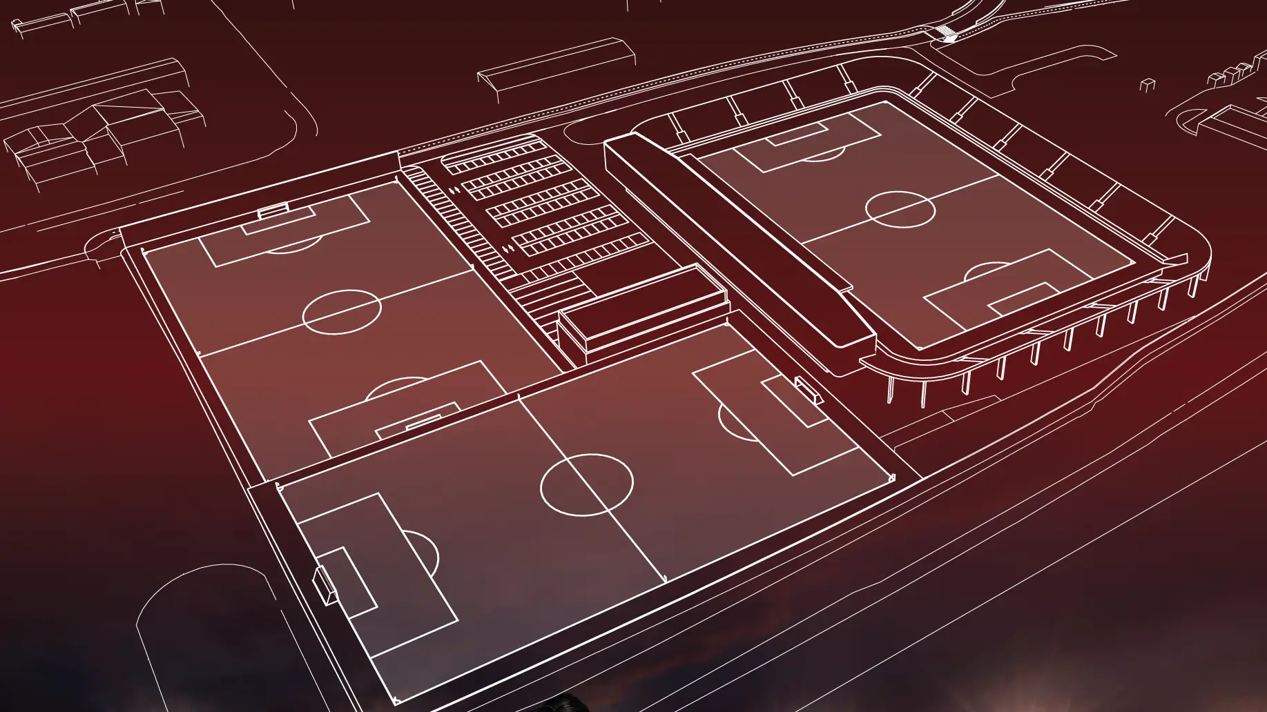 Sparta představila plán nového stadionu pro B-tým a ženy. Má vyrůst na Strahově
