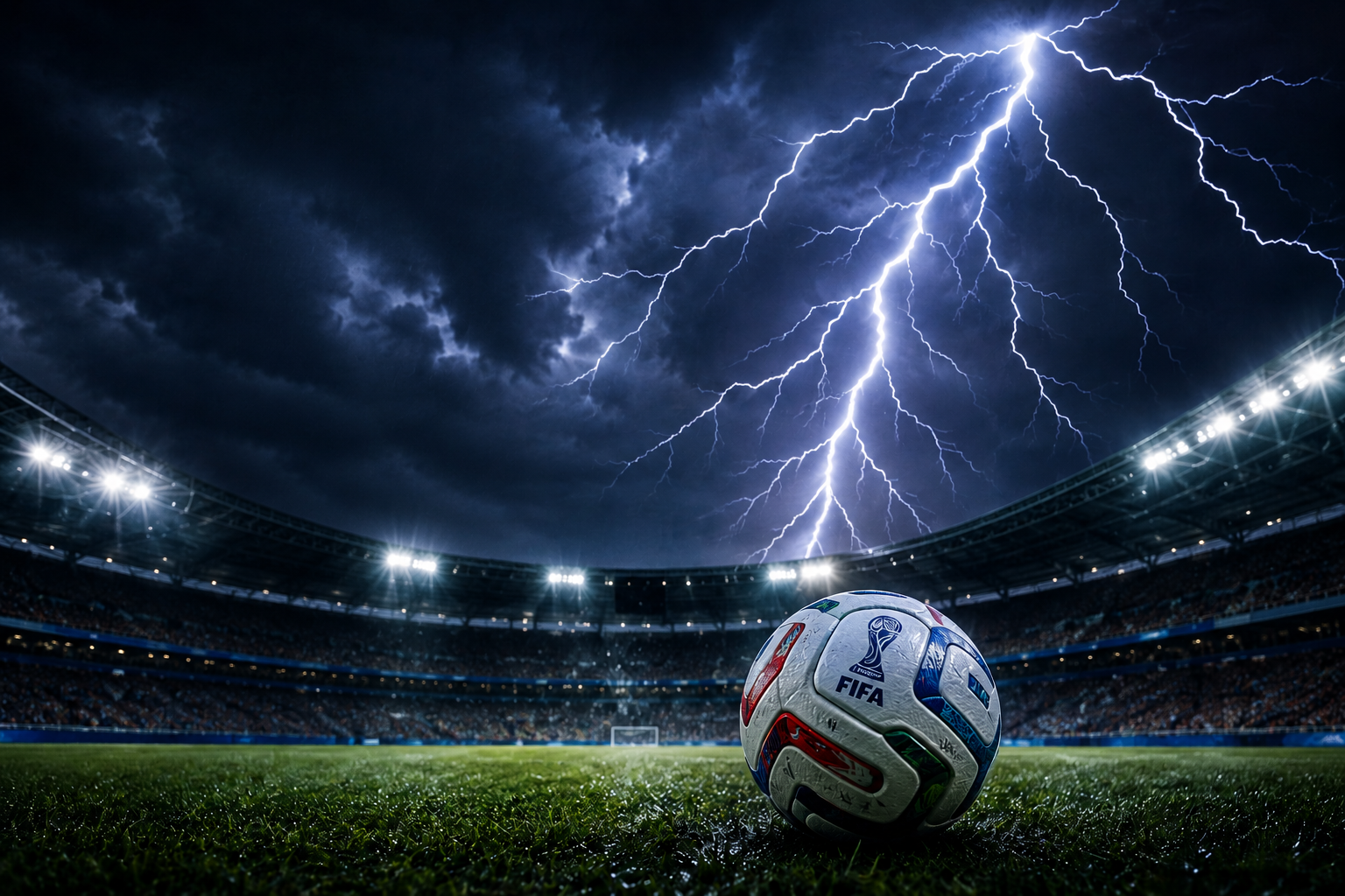 Stačí bouřka v okolí stadionu a fotbal stojí. Jak bude fungovat pravidlo na Mistrovství světa 2026?
