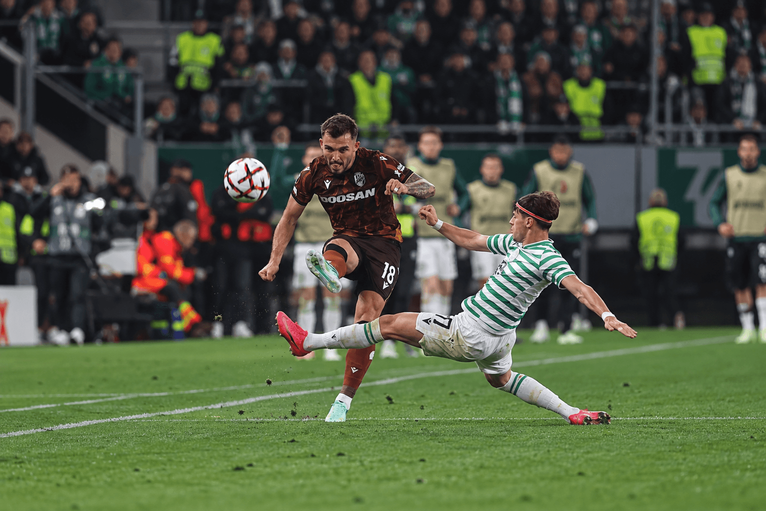Plzeň znovu padla v Evropské lize. Bývalý sparťan Birmančevič pomohl Ferencvárosi ke třem bodům